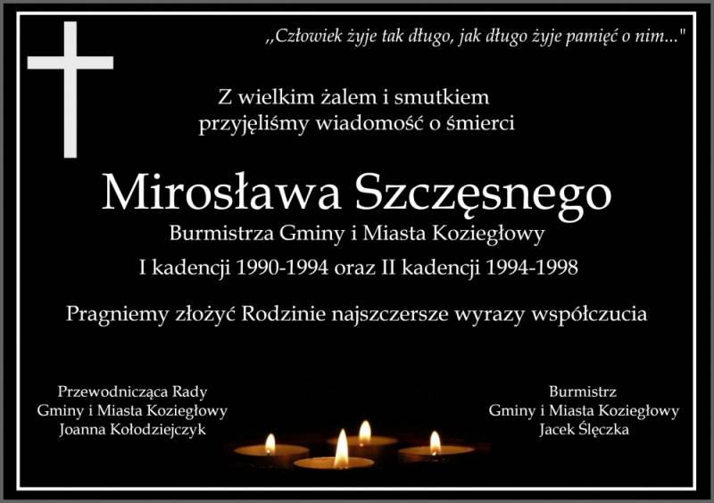 Zdjęcie: Pogrzeb Ś.P. Mirosława Szczęsnego