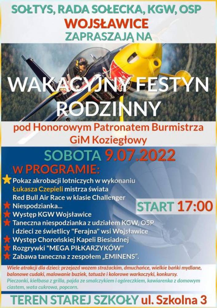Zdjęcie: Wakacyjny Festyn Rodzinny w Wojsławicach
